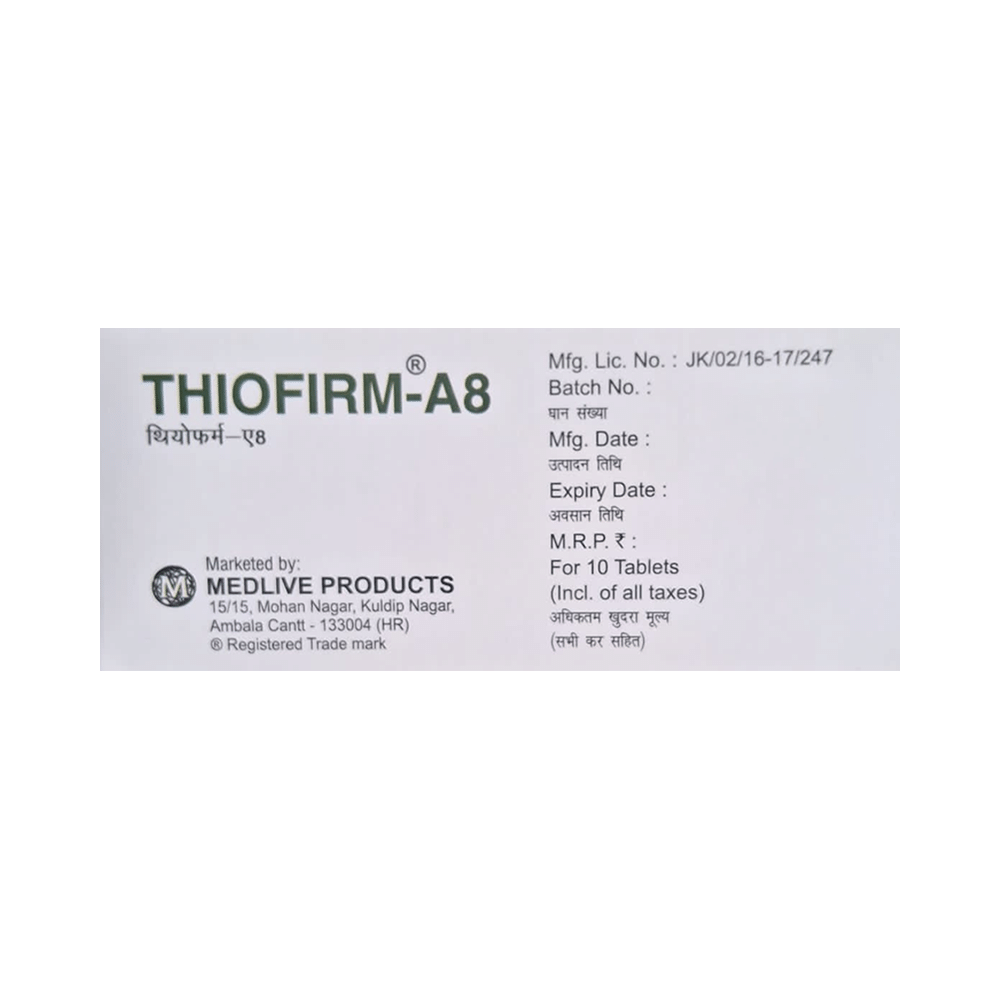 Thiofirm-A8 Tablet - Image 2