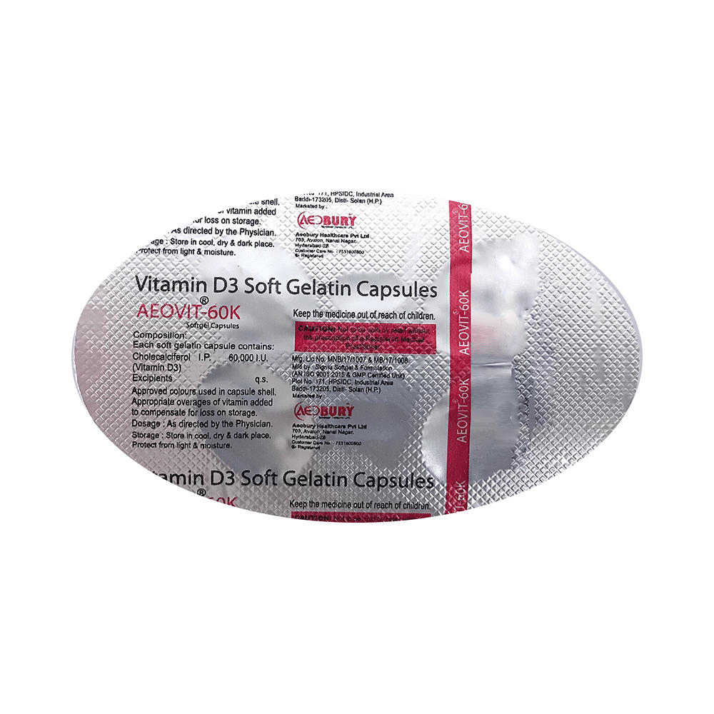 Aeovit-60K Soft Gelatin Capsule - Image 2