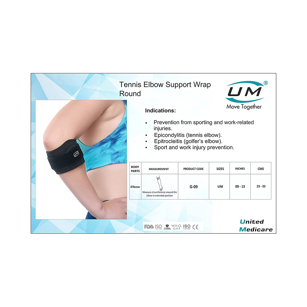UM Tennis Elbow Support (Wrap Round) - Image 4