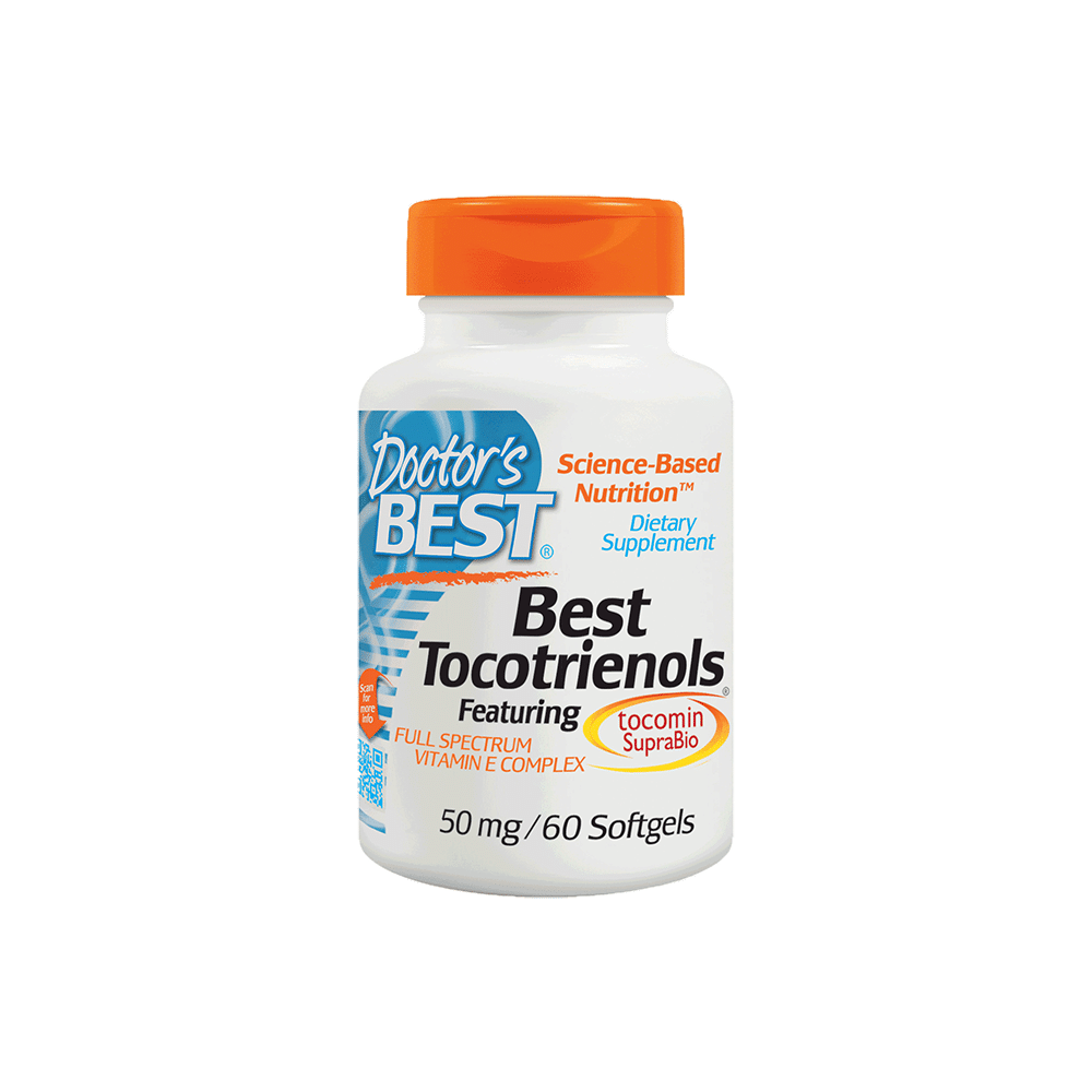 Doctor's Best Tocotrienols 50mg Softgels | Full Spectrum Vitamin E Complex - Image 1