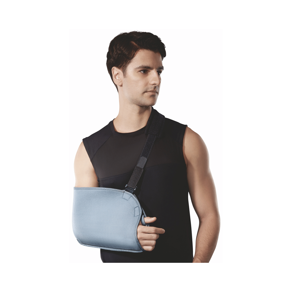 Vissco Arm Pouch Sling (Mild Support), Provides Support to the Shoulder & Arm Medium