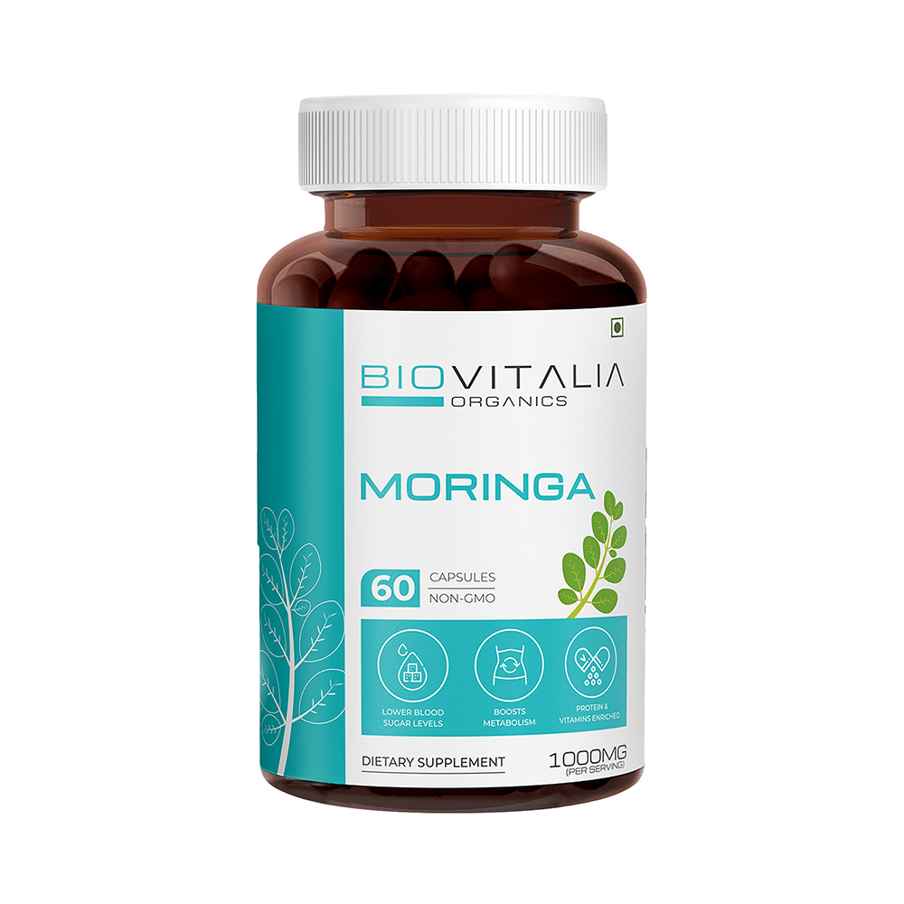 Biovitalia Organics Moringa 1000mg Capsule - Image 1
