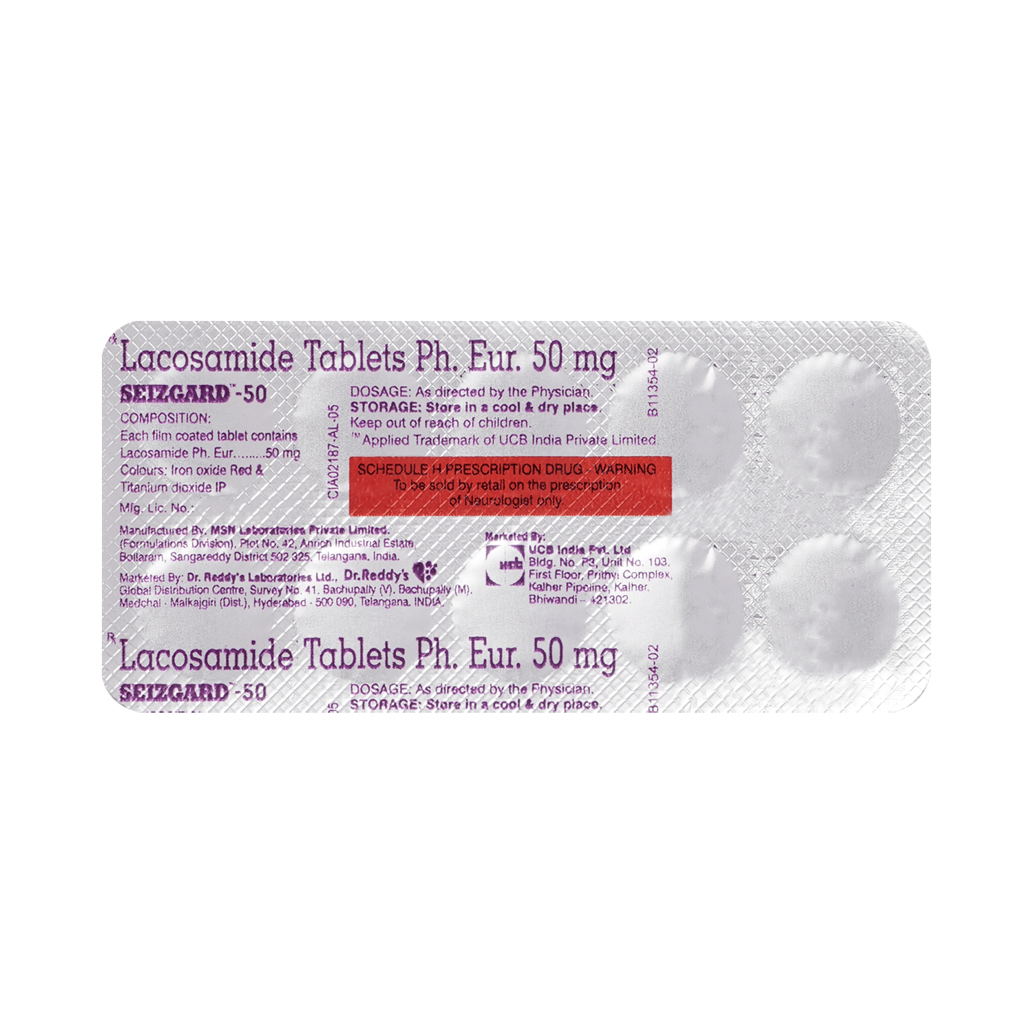 Seizgard 50 Tablet - Image 5