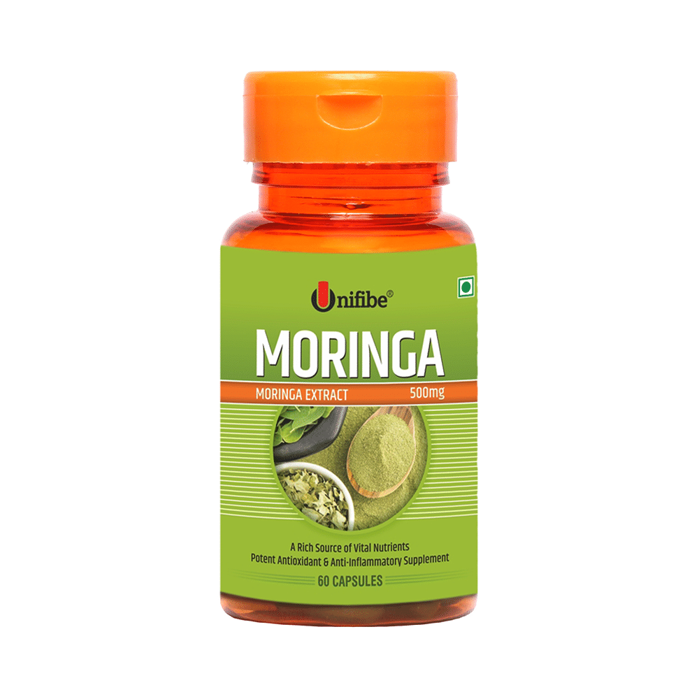 Unifibe Moringa Extract 500mg Capsule - Image 1