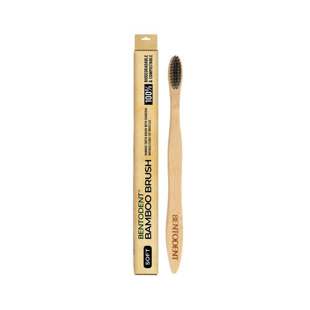 Bentodent Bamboo Charcoal Toothbrush Soft