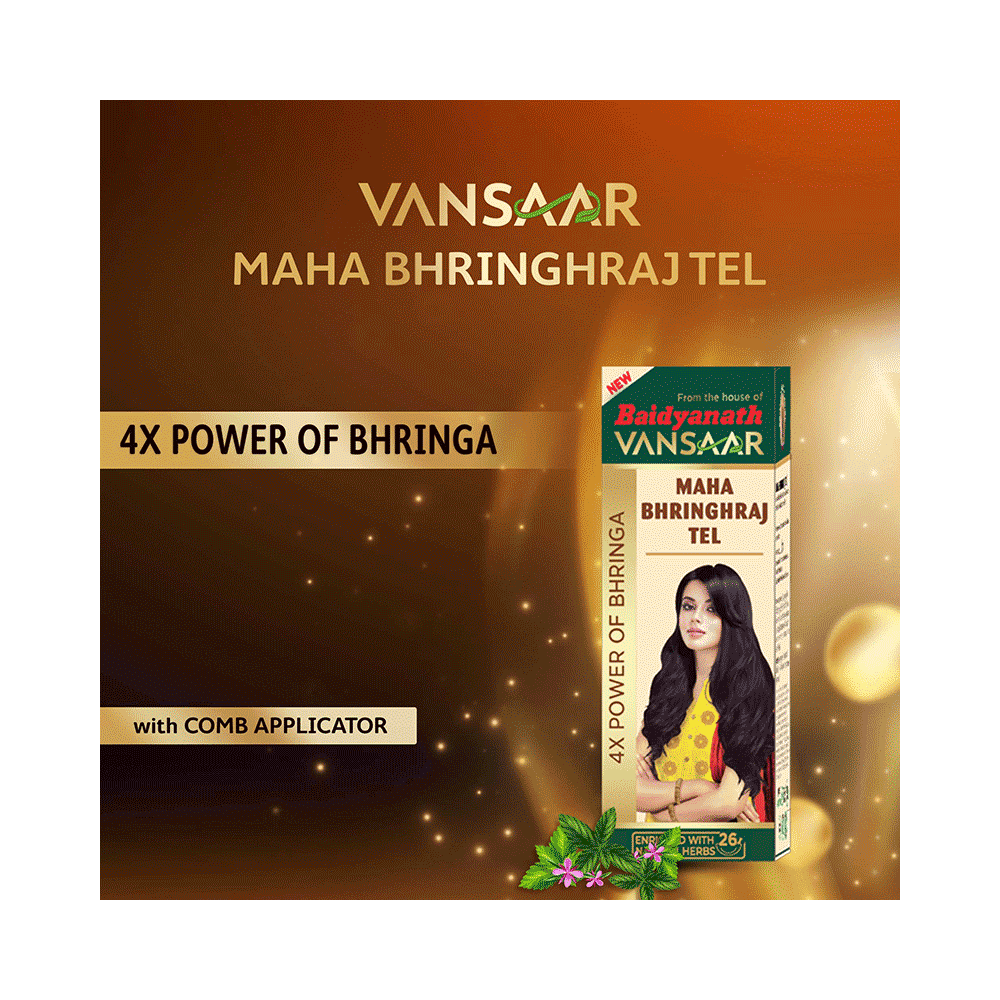 Vansaar Maha Bhringraj Oil 1st Clinically Proven for Hairfall Control - Image 4
