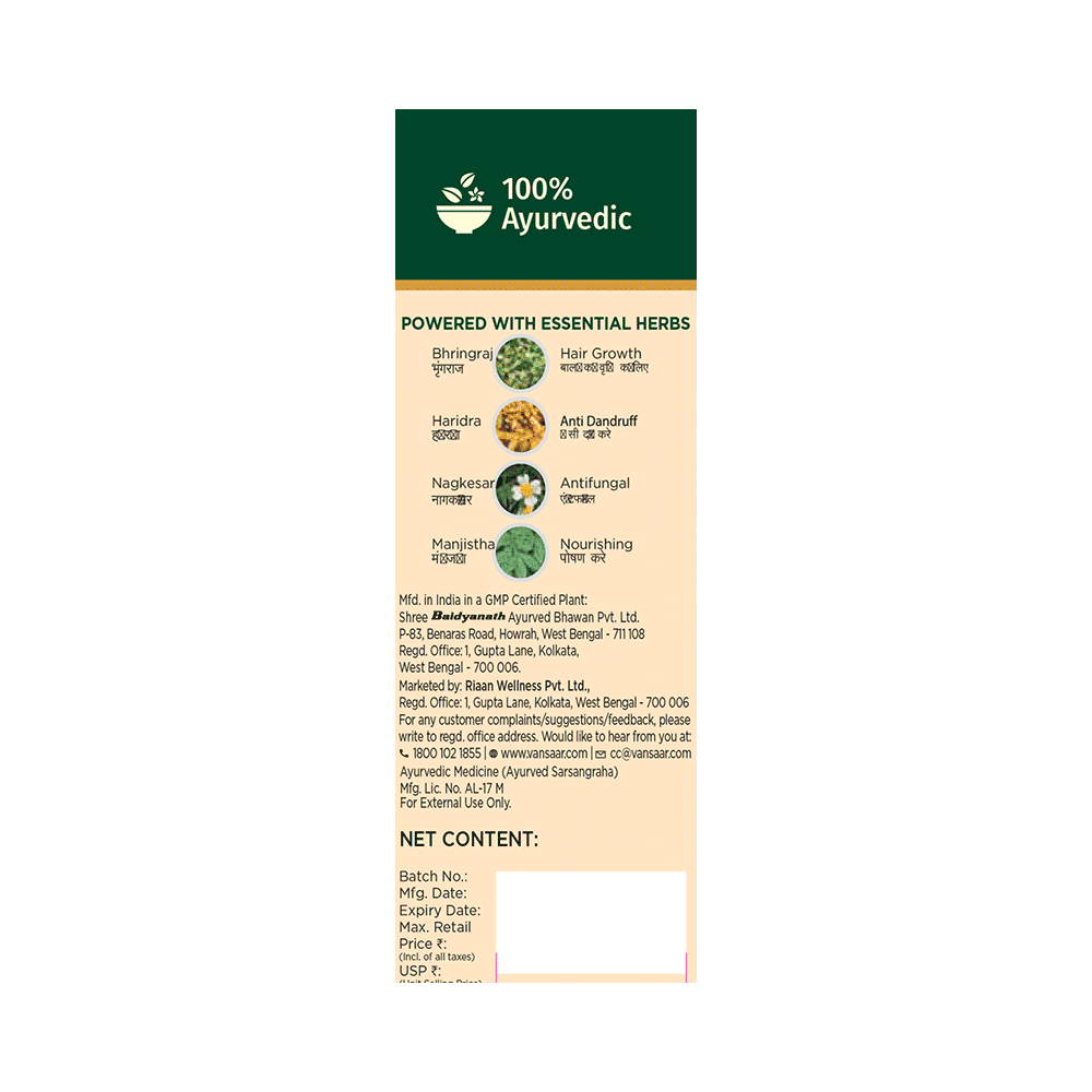 Vansaar Maha Bhringraj Oil 1st Clinically Proven for Hairfall Control - Image 2