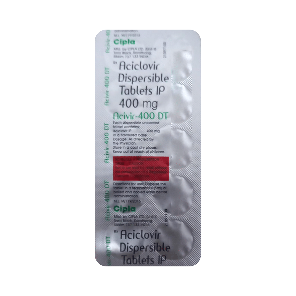 Acivir-400 DT Tablet