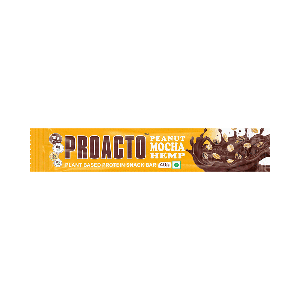 Proacto Plant Based Protein Snack Bar (40gm Each) - Image 7