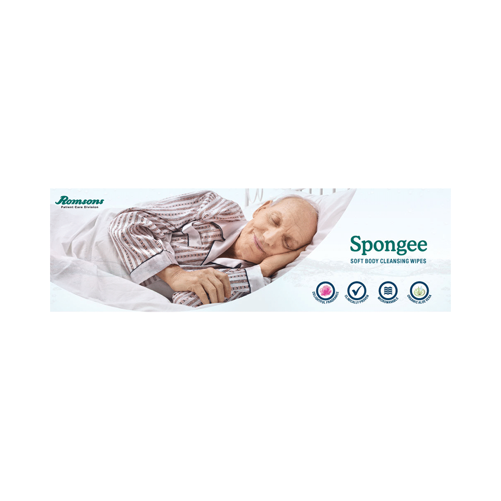 Dignity Spongee Soft Body Cleansing Wipes (10 Each) 300mm x 300mm - Image 5