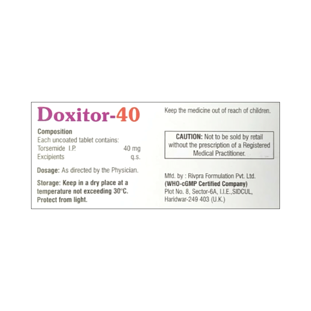 Doxitor 40 Tablet - Image 2