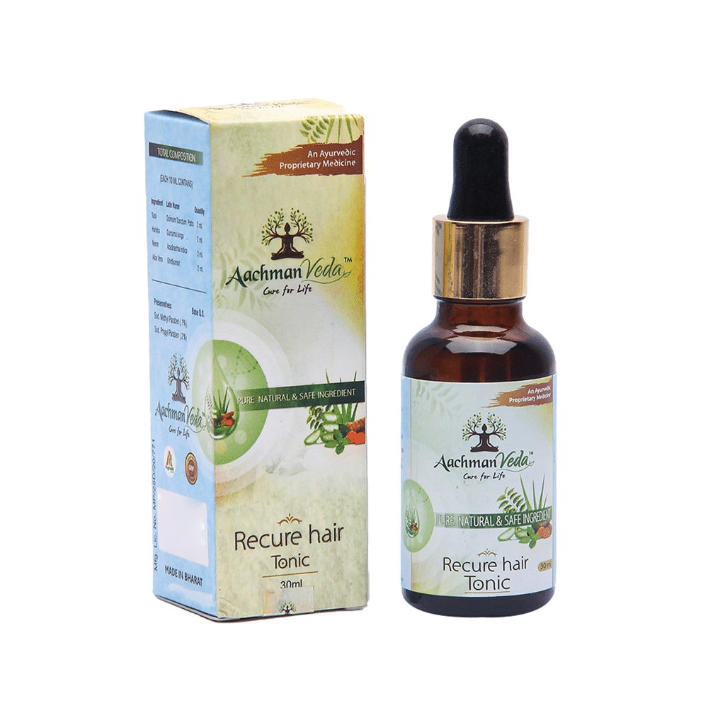 Aachman Veda Garcinia Cambogia Capsule with Aachman Veda Recure Hair Tonic 30ml Free - Image 3