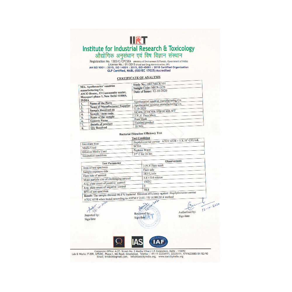 Voll Schild Disposable 3 Ply Surgical Face Mask - Image 9