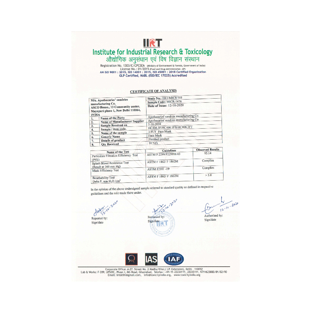 Voll Schild Disposable 3 Ply Surgical Face Mask - Image 10