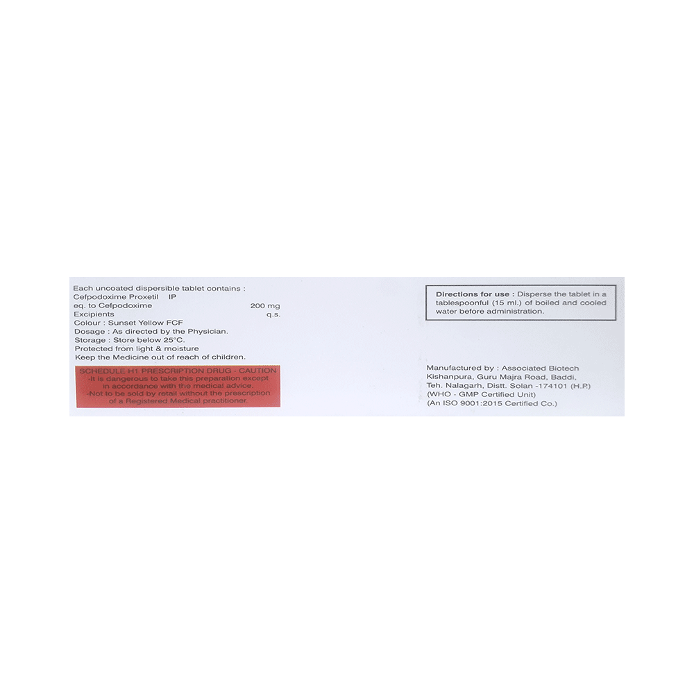 Cepobuzz 200 Tablet DT - Image 2