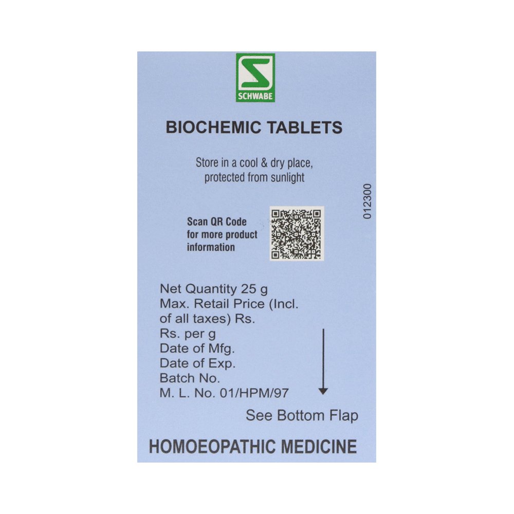 Dr Willmar Schwabe India Calcarea Phosphorica Biochemic Tablet 6X - Image 3