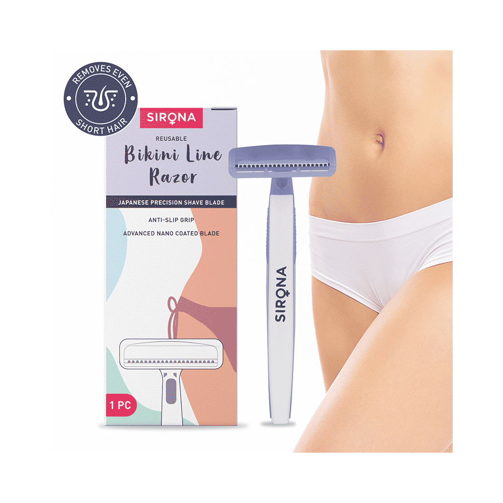 Sirona Reusable Bikini Hair Removal Razor for Women - Image 3