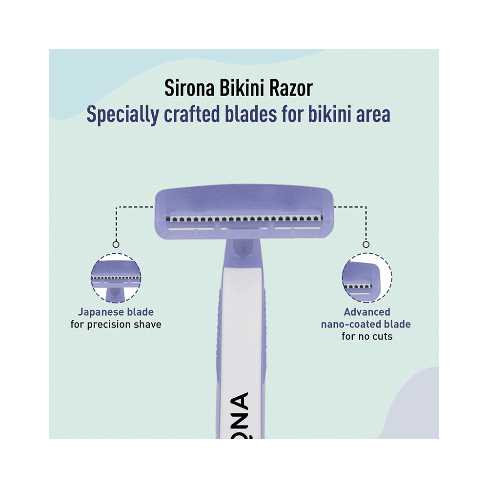 Sirona Reusable Bikini Hair Removal Razor for Women - Image 6