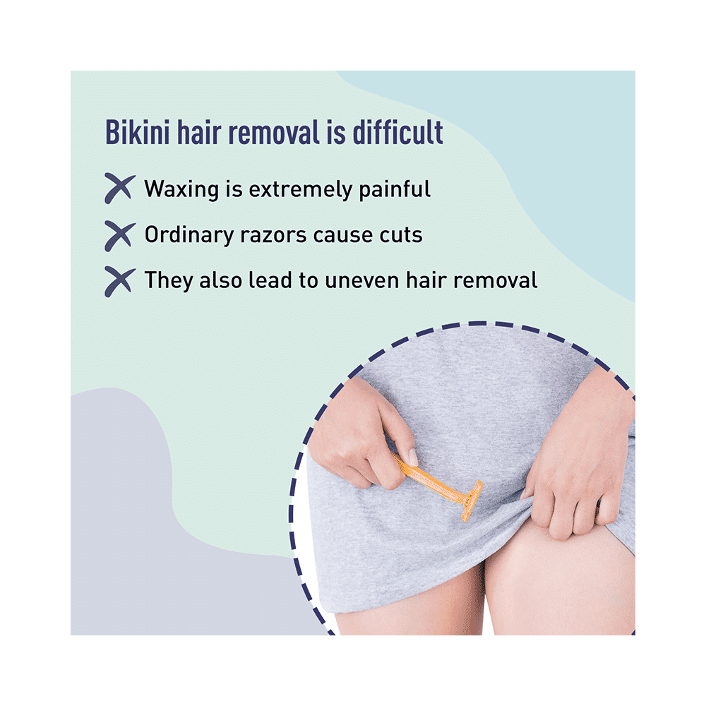 Sirona Reusable Bikini Hair Removal Razor for Women - Image 5