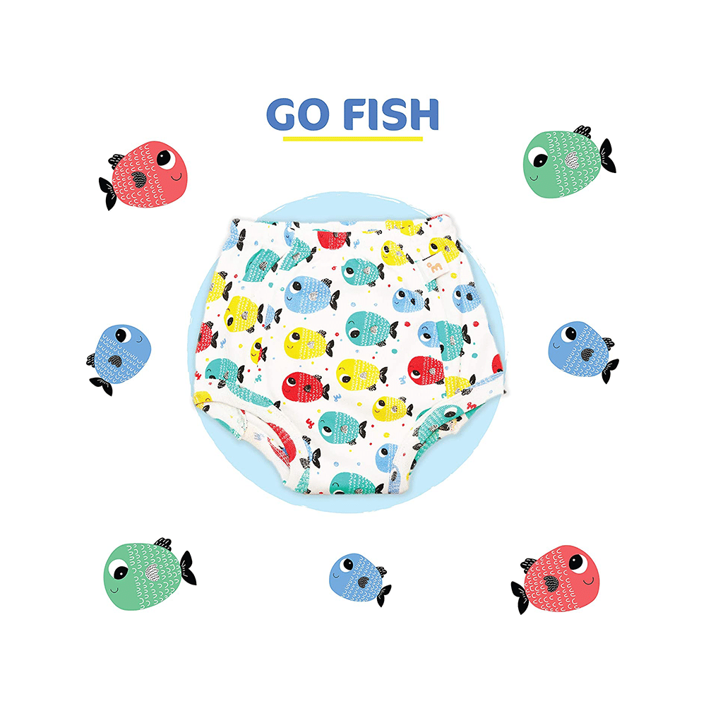 Superbottoms Padded Underwear Size 1 Striking Whites - Image 2