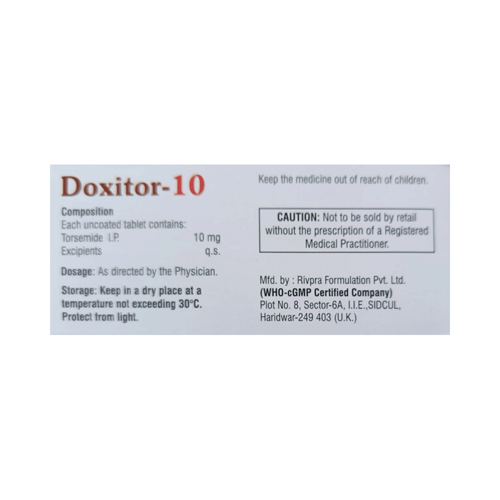 Doxitor 10 Tablet - Image 2