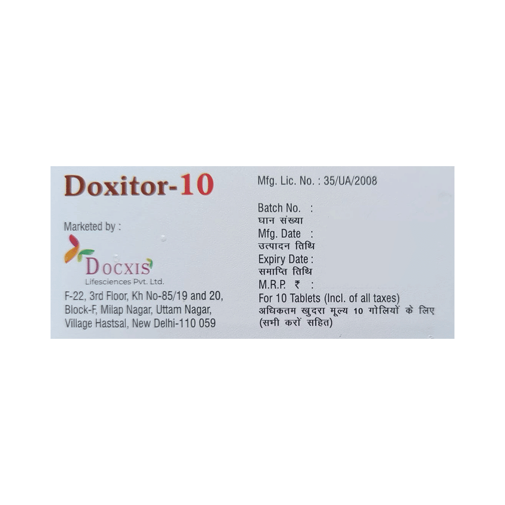 Doxitor 10 Tablet - Image 3