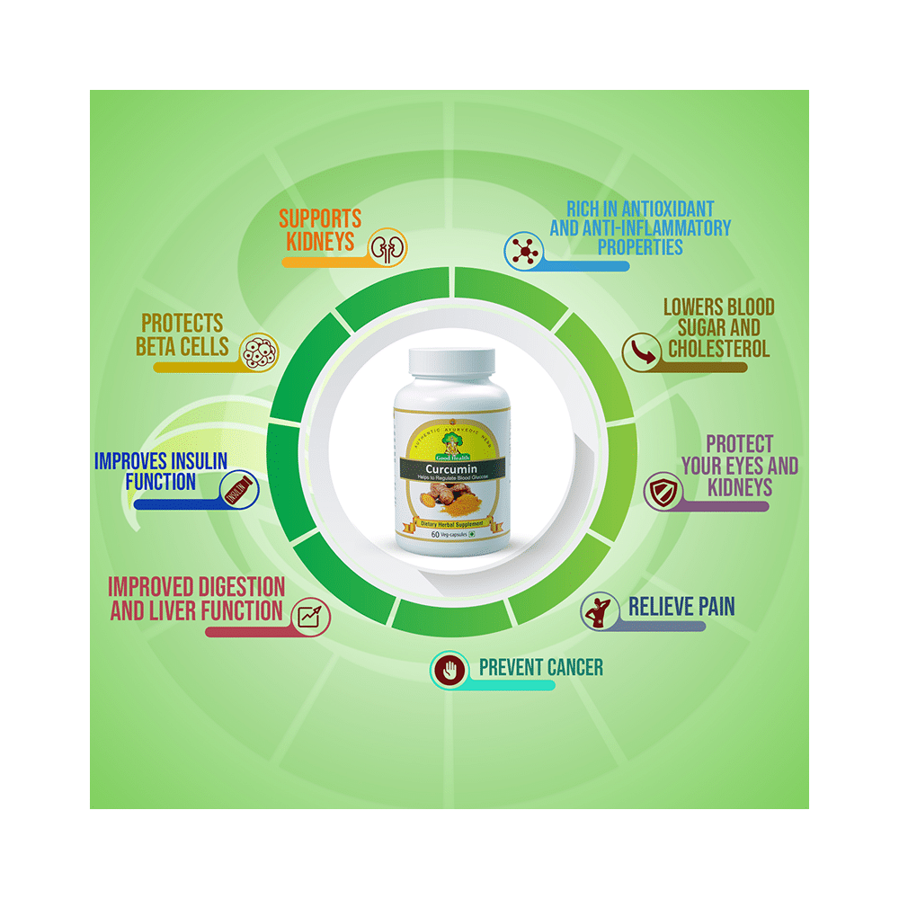 Good Health Curcumin Veg Capsule - Image 4