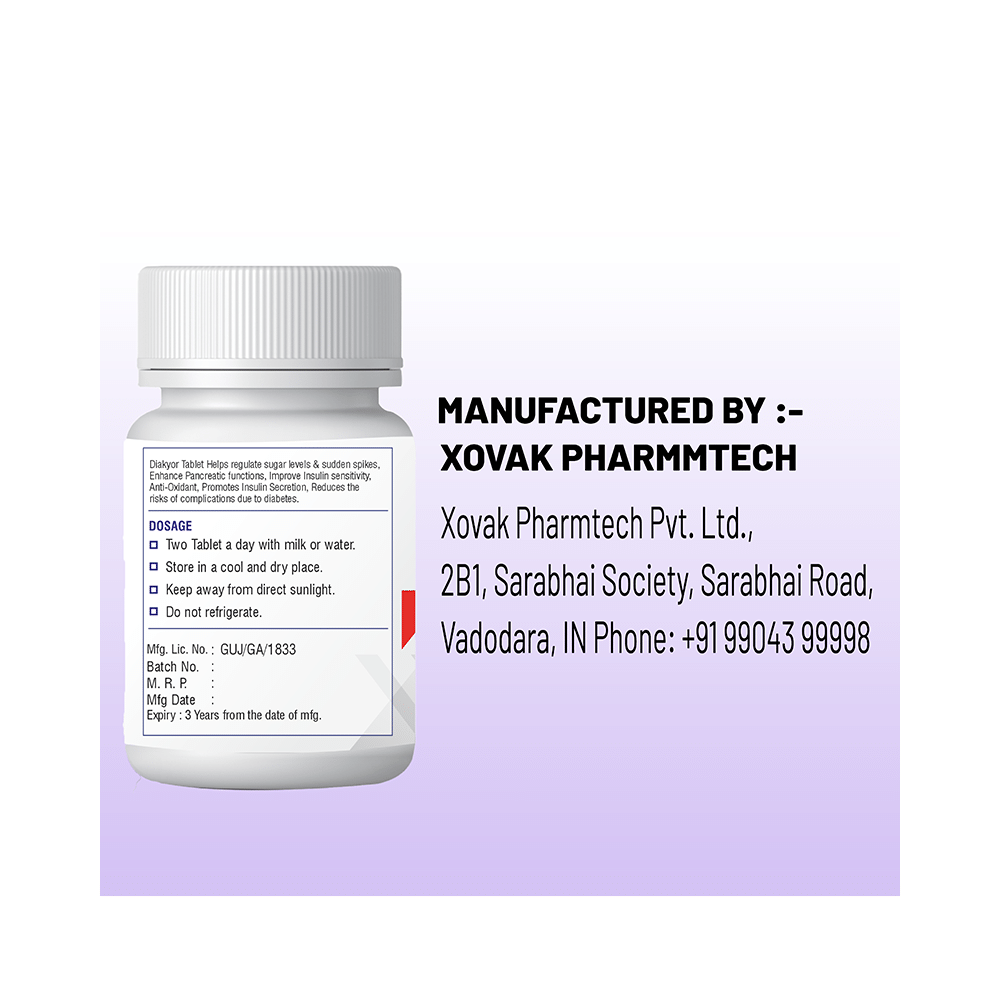 Xovak Pharmtech Diakyor Tablet - Image 7