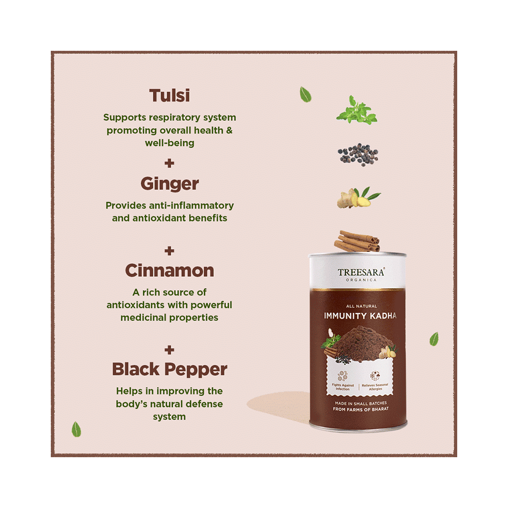 Treesara Organica All Natural Immunity Kadha Powder - Image 5