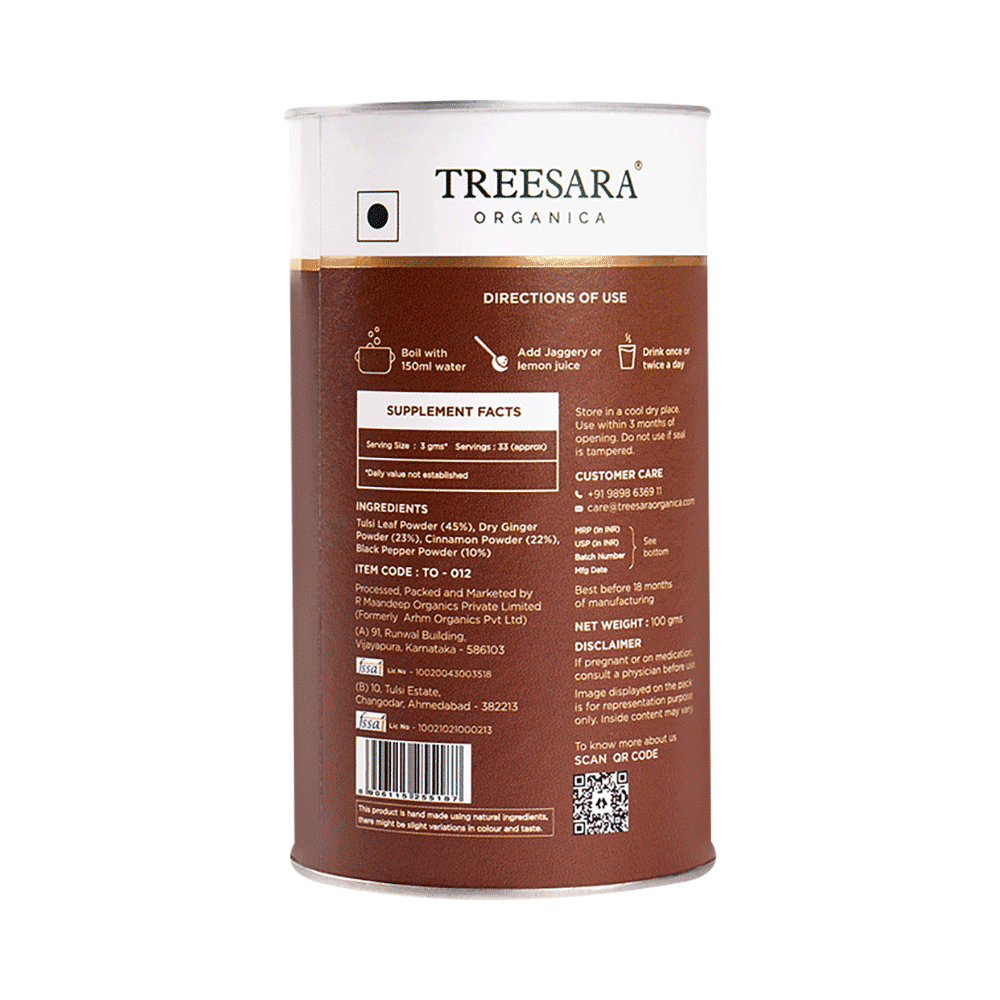 Treesara Organica All Natural Immunity Kadha Powder - Image 2