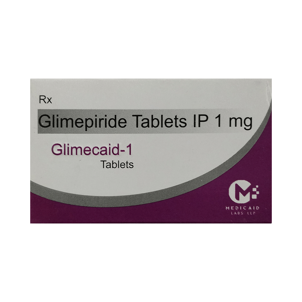 Glimecaid 1 Tablet - Image 1