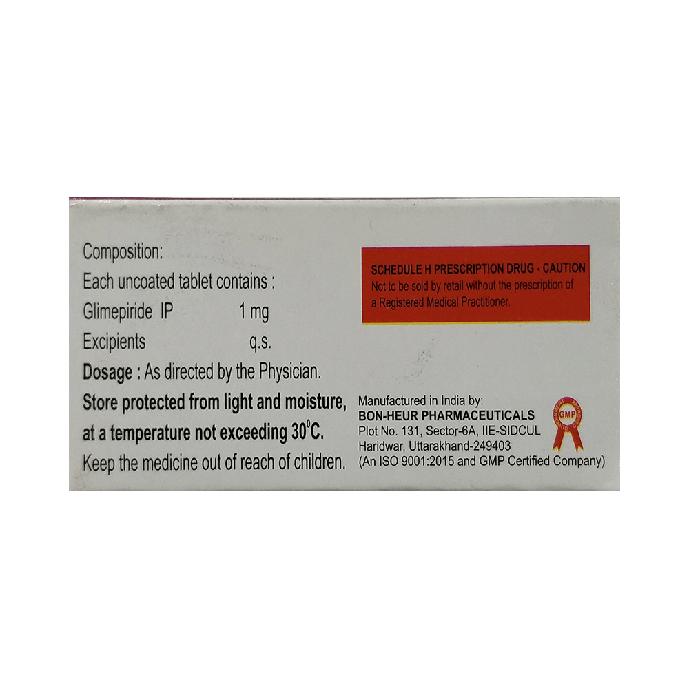 Glimecaid 1 Tablet - Image 2