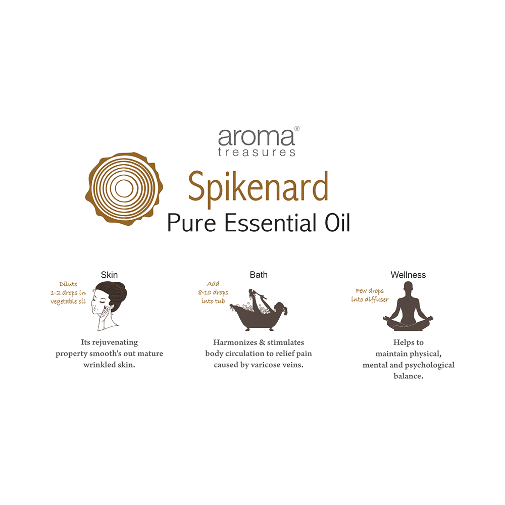 Aroma Treasures Spikenard (Jatamasi) Essential Oil - Image 2