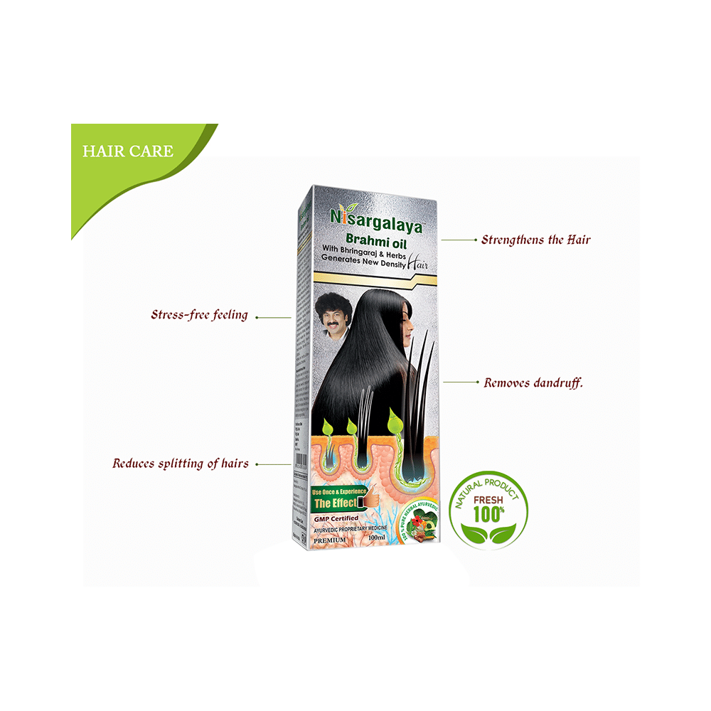 Nisargalaya Brahmi Oil - Image 3