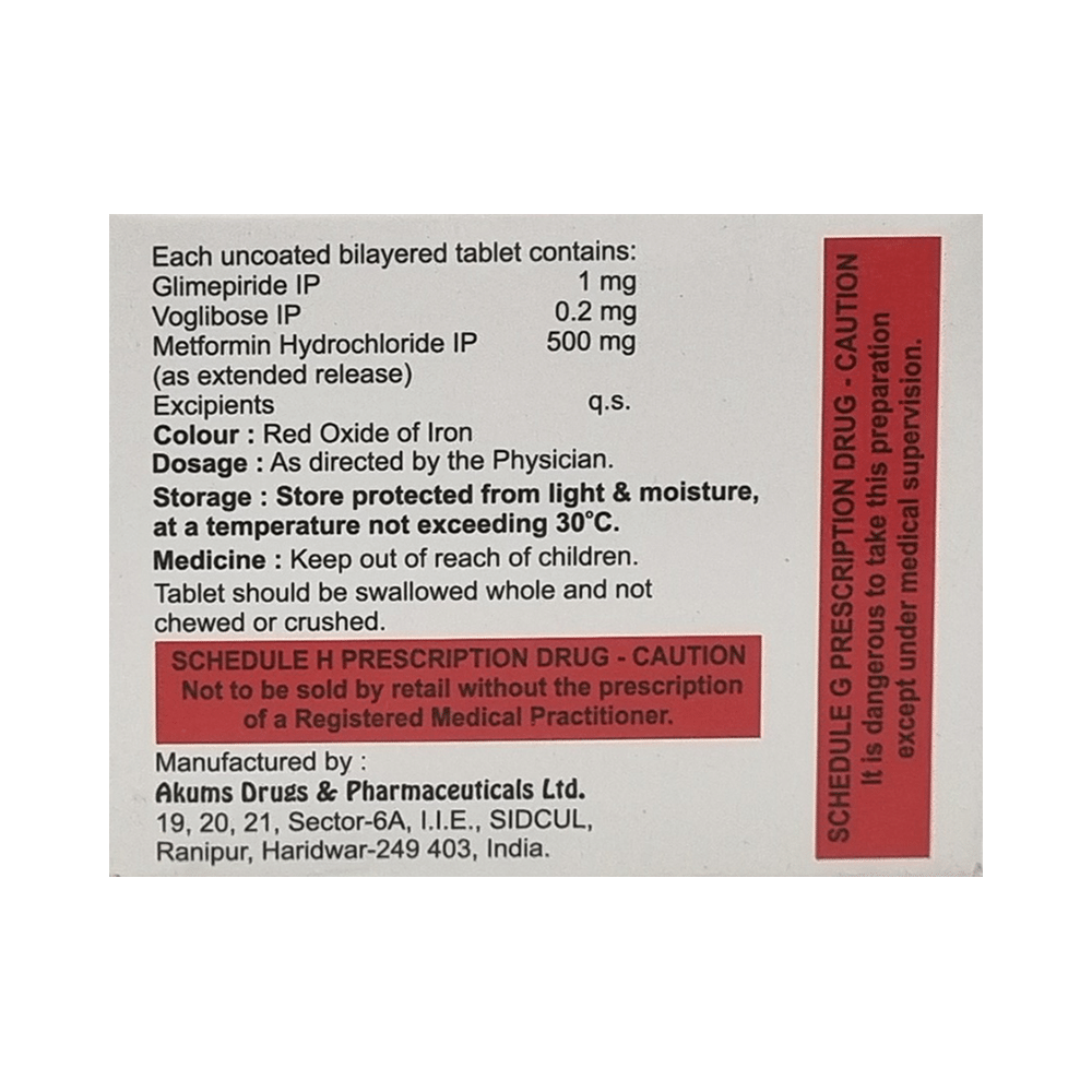Switglim MV 1mg/500mg/0.2mg Tablet ER - Image 2