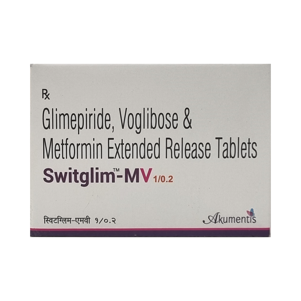 Switglim MV 1mg/500mg/0.2mg Tablet ER
