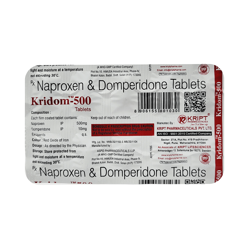 Kridom 500 Tablet - Image 4