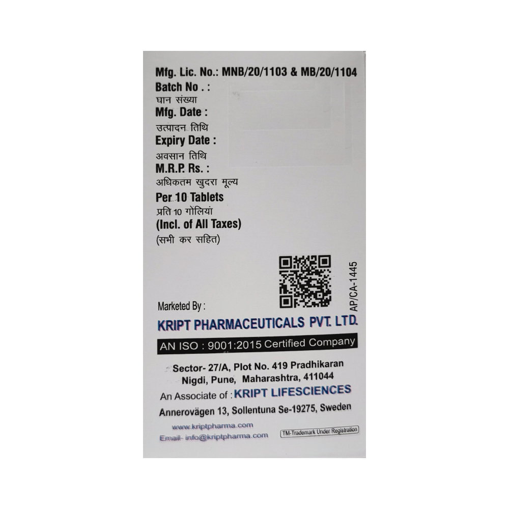 Kridom 500 Tablet - Image 2