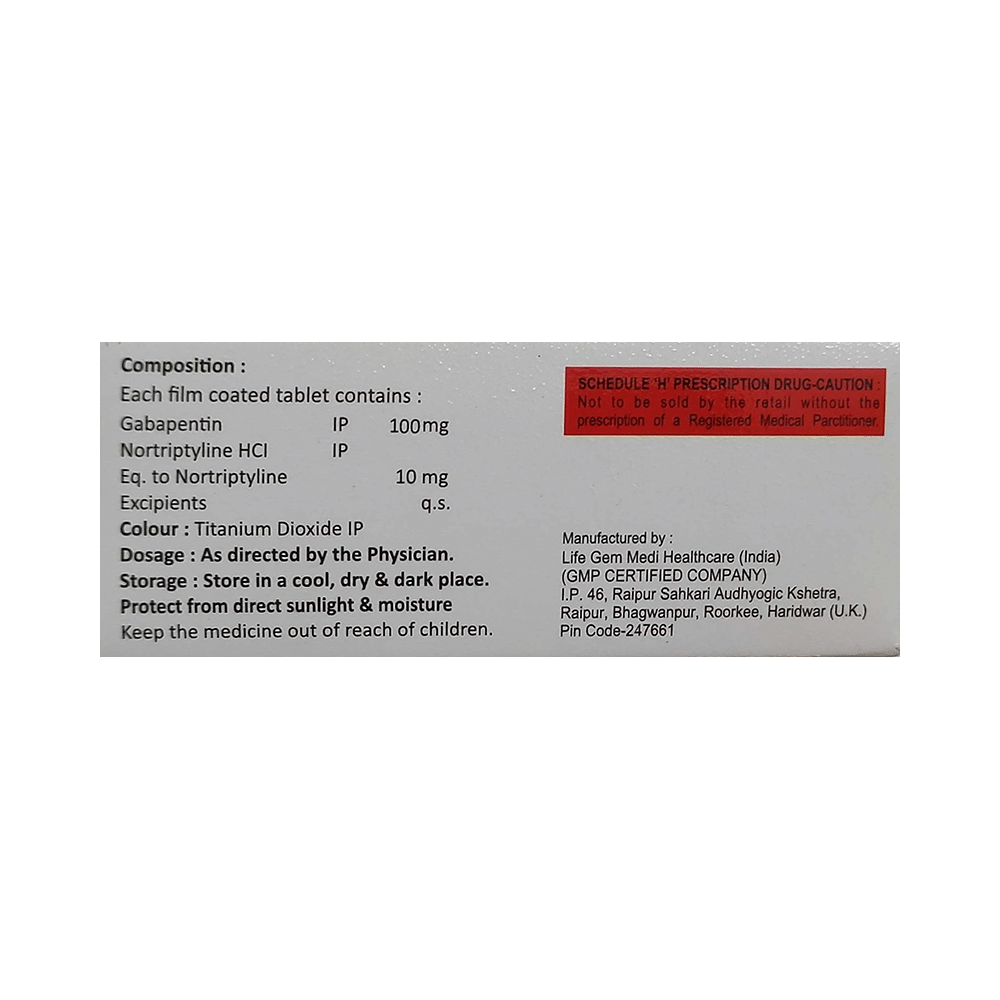 Gabistrol-NT 100 Tablet - Image 2