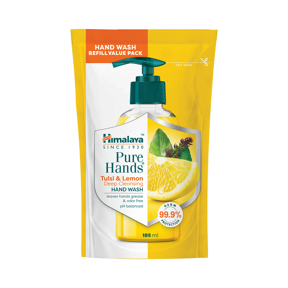 Himalaya Personal Care Tulsi & Lemon Deep Cleansing Pure Hands Hand Wash Refill Pack - Image 1
