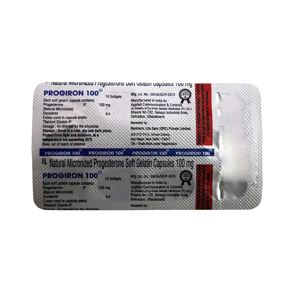 Progiron 100 Soft Gelatin Capsule - Image 3