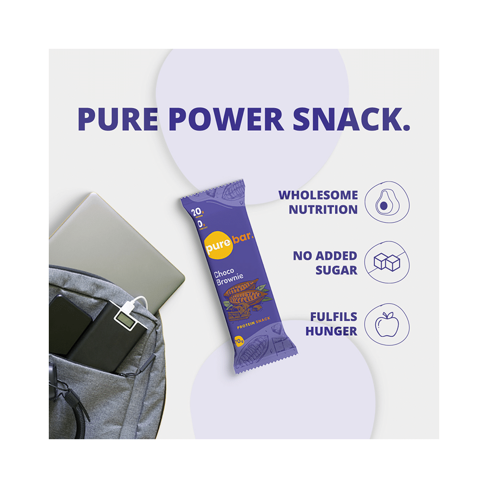 PureBar Choco Brownie Protein Bar (70gm Each) - Image 4