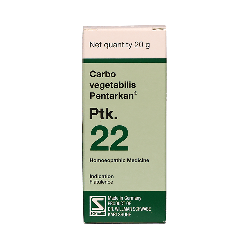 Dr Willmar Schwabe Germany Carbo Vegetabilis Pentarkan Ptk. 22 Tablet