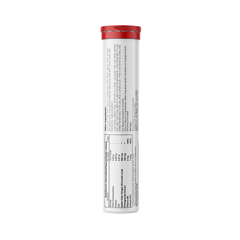 Iron Lifters Apple Cider Vinegar Effervescent Tablet (15 Each) Red Apple - Image 3