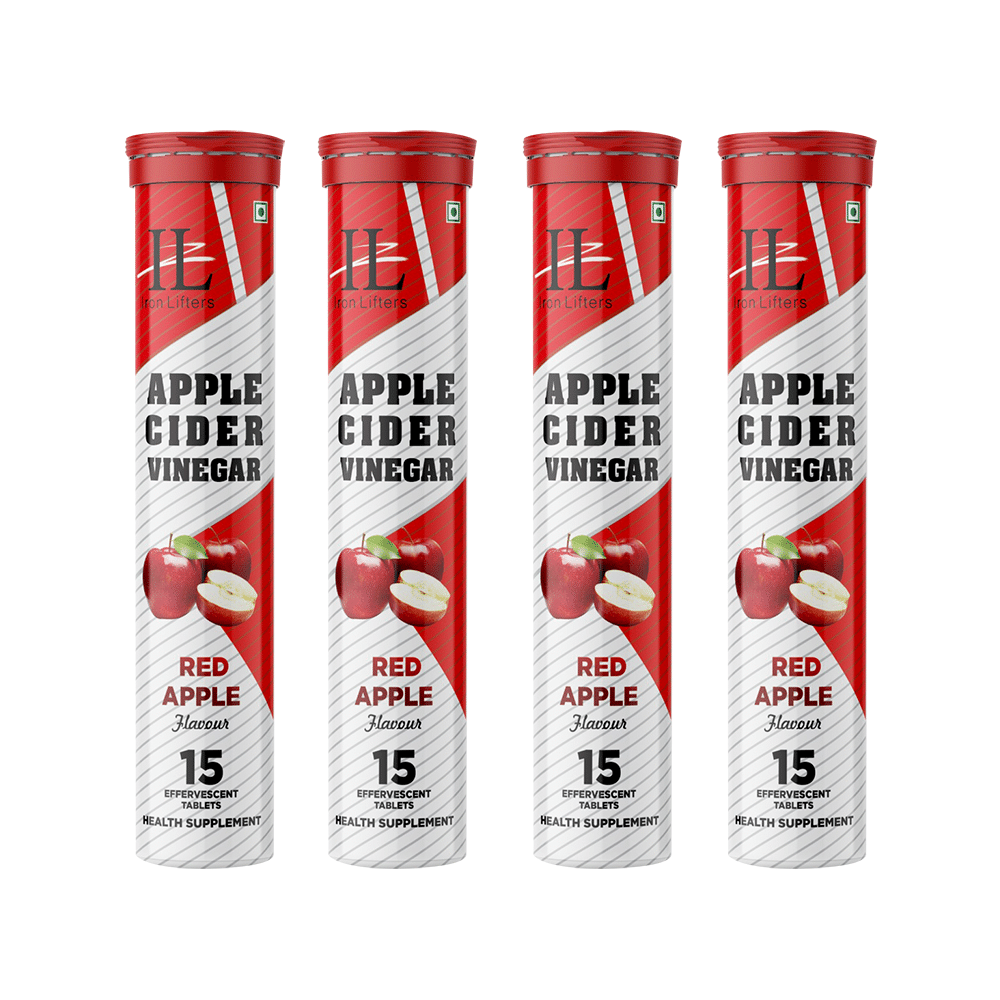 Iron Lifters Apple Cider Vinegar  Effervescent Tablet (15 Each) Red Apple