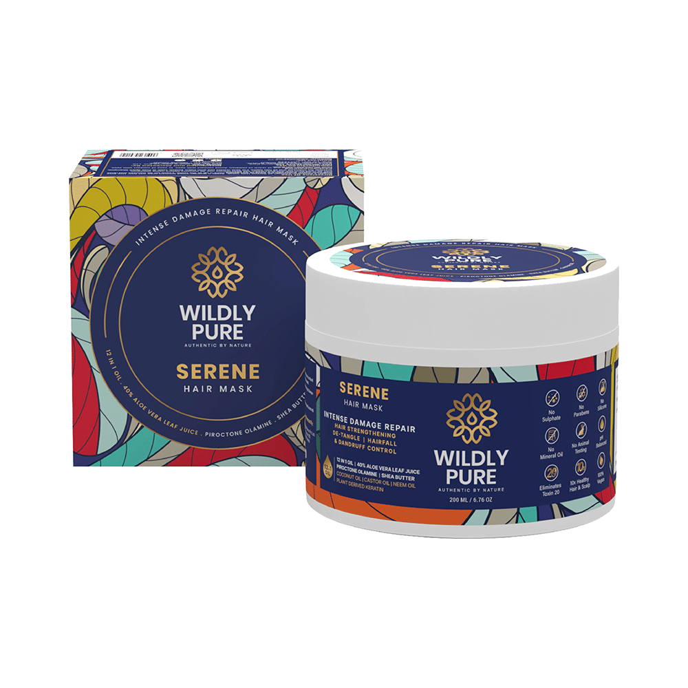 Wildly Pure Serene Hair Mask for Hairfall & Dandruff Control - Image 1
