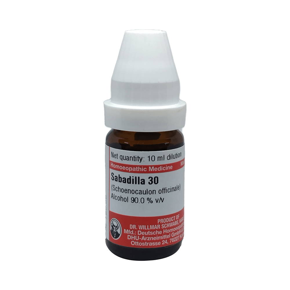 Dr Willmar Schwabe Germany Sabadilla Dilution 30