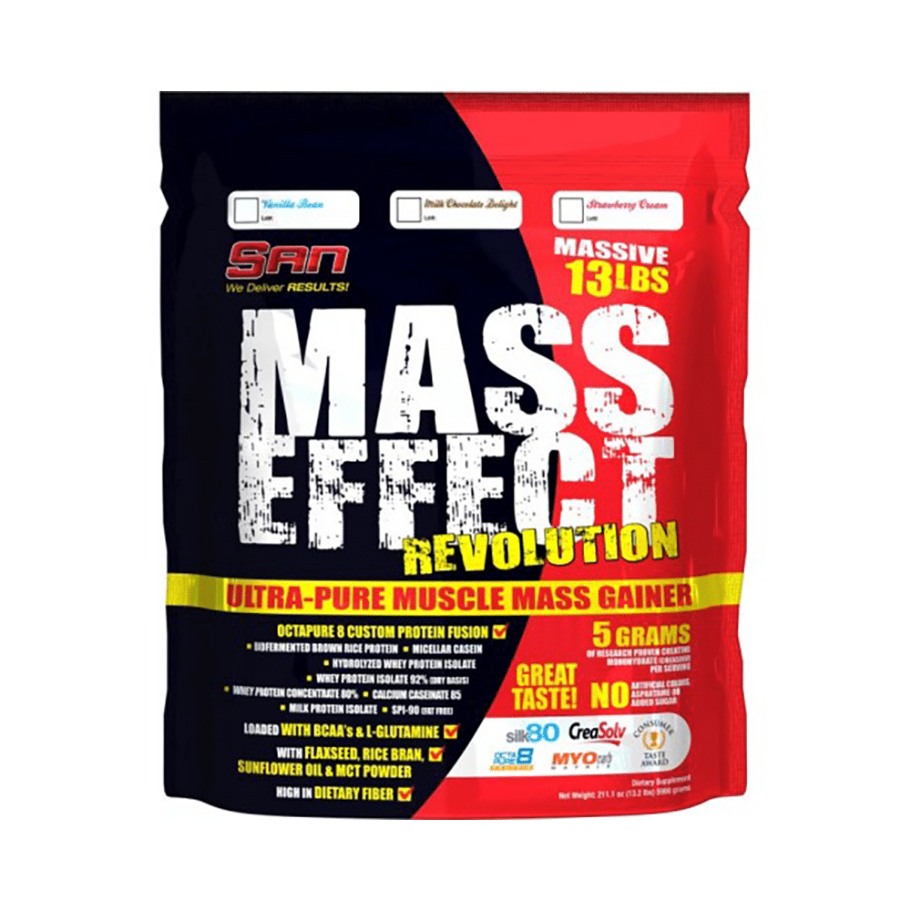 SAN Mass Effect Revolution Mass Gainer Powder Vanilla Bean - Image 1