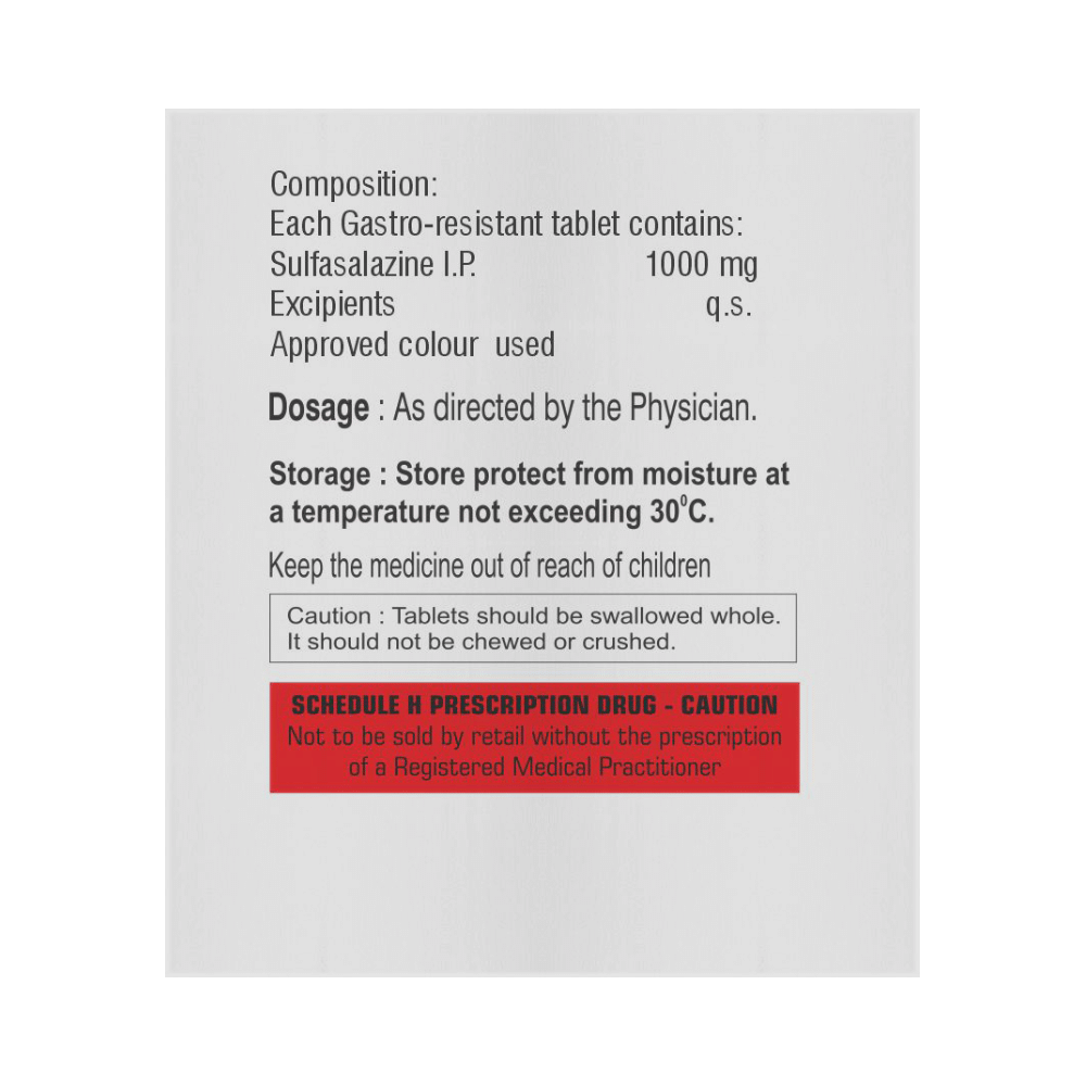 Sulfawise 1000mg Tablet - Image 2