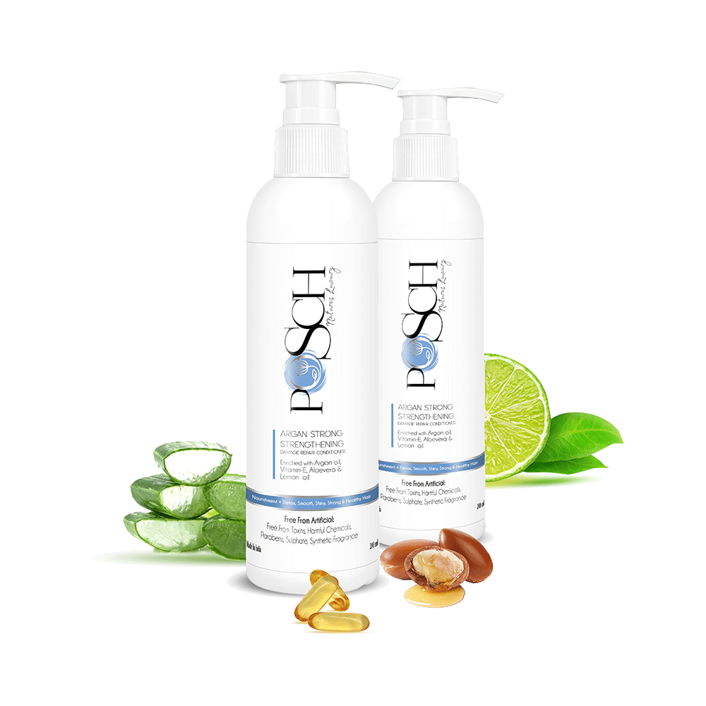 Posch Argan Strong Strengthening Damage Repair Conditioner - Image 4